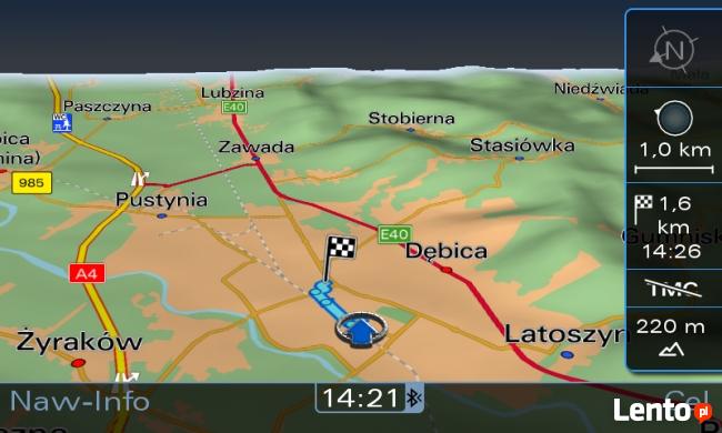 Audi MMI 3G Polskie Menu Lektor A4 A5 A6 A7 Q5 Q7 Mapa 2024