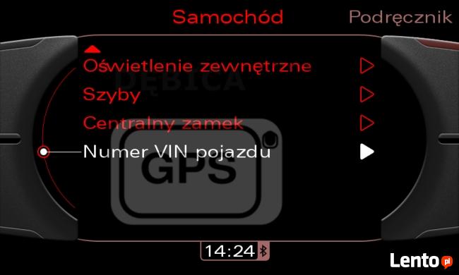 Audi MMI 3G Polskie Menu Lektor A4 A5 A6 A7 Q5 Q7 Mapa 2024