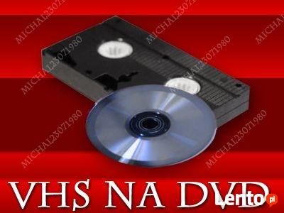 Przegrywanie kaset vhs i innych na płyty dvd usb pendrive HD
