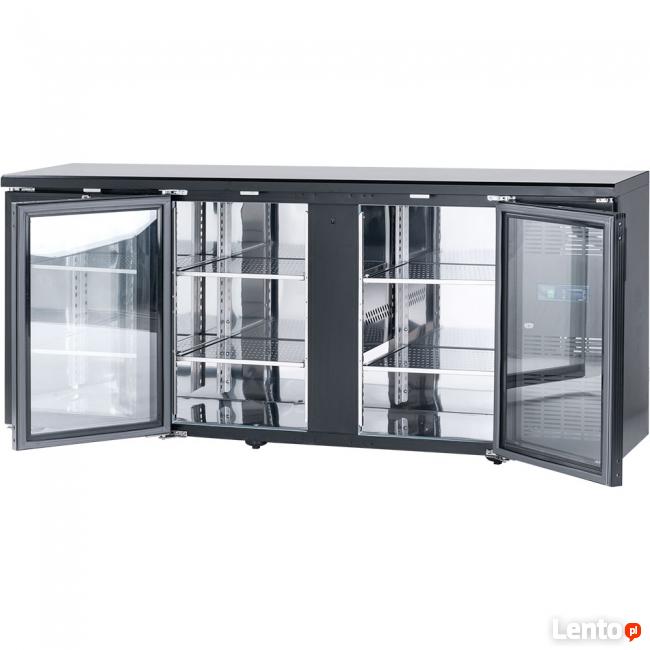 Stół barowy chłodniczy 3-drzwiowy 500L STALGAST