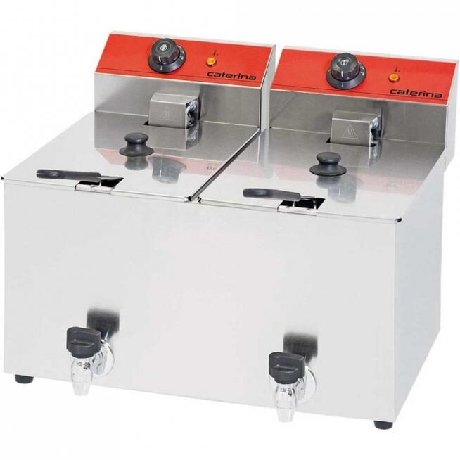 Podwójna frytownica smażalnica 2x8L Caterina