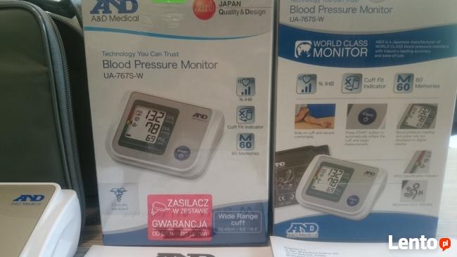 Ciśnieniomierz AND UA-767S naramienny z zasilaczem, automaty