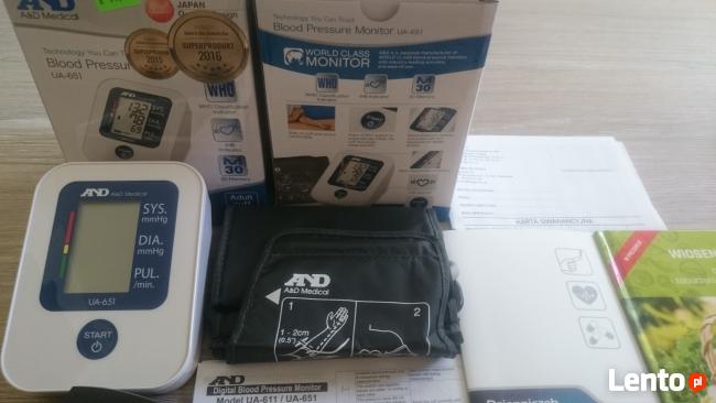 Ciśnieniomierz naramienny AND UA-651 z zasilaczem, automatyc
