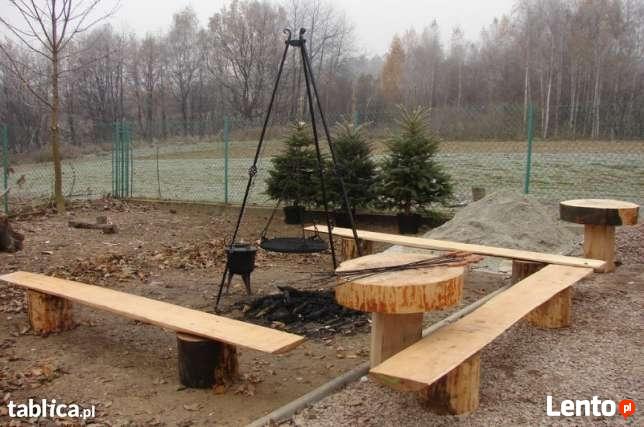 Grill kuty ogrodowy trójnóg, Grill Cygański H 230 FI 60