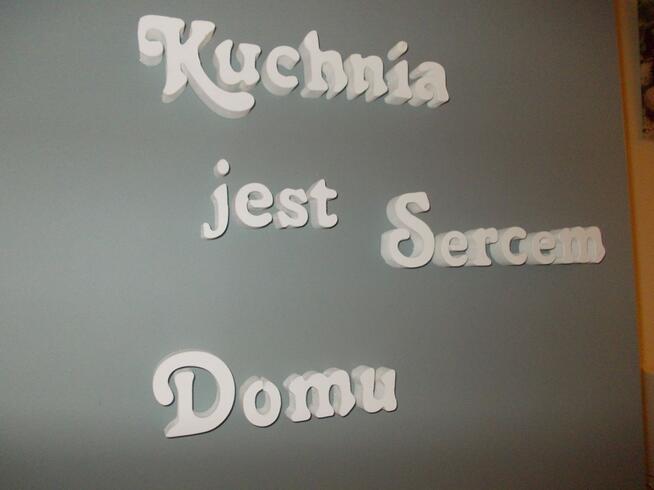 Inicjaly ślubne .Napisy Litery ze styroduru Wycinanie Reklam