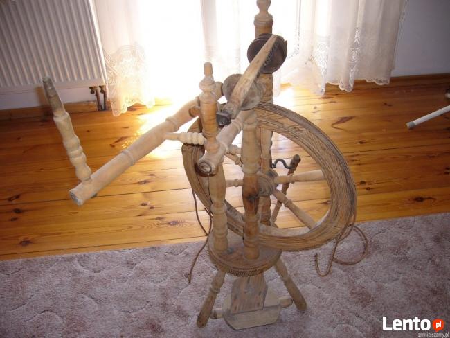 Sprzedam kołowrotek kompletny sprawny, piękny antyk