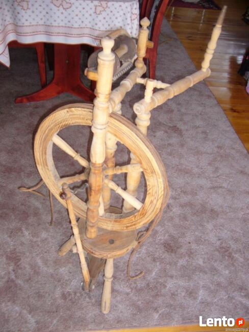 Sprzedam kołowrotek kompletny sprawny, piękny antyk