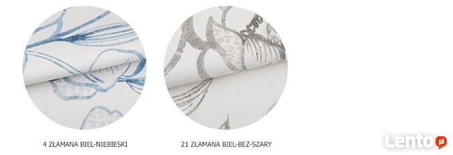 Zasłona na wymiar JEDA firana wzór zasłonka kwiaty