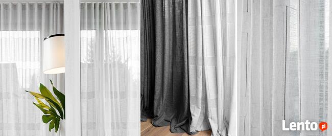 Zasłona na wymiar JEDA firana wzór zasłonka kwiaty