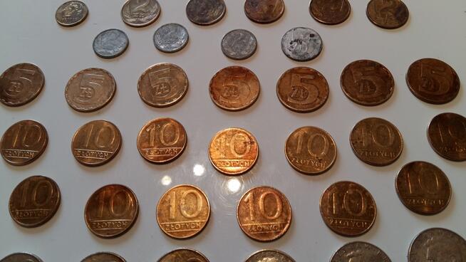 Zestaw monet polskich z lat 1960 - 1990.