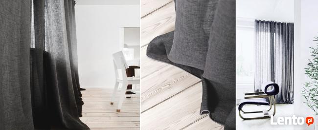 Zasłona na wymiar VINAGE firana flex tunel kółka