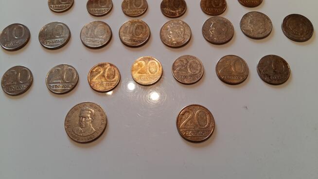 Zestaw monet polskich z lat 1960 - 1990.