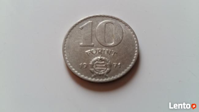 Moneta 10 forint 1977 Węgry