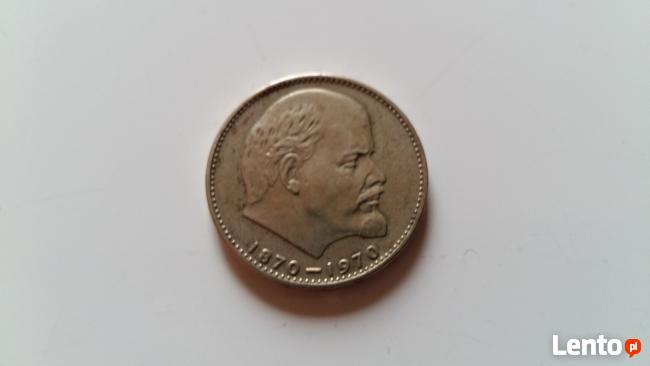 Moneta 1 Rubel 100 LAT URODZIN W. I. LENINA 1870r-1970r