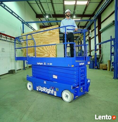 Podnośnik nożycowy , podest ruchomy , wynajem