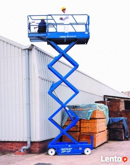 Podnośnik nożycowy , podest ruchomy , wynajem