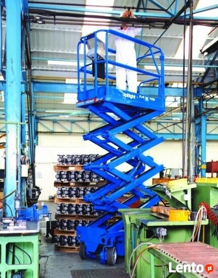 Podnośnik nożycowy , podest ruchomy , wynajem