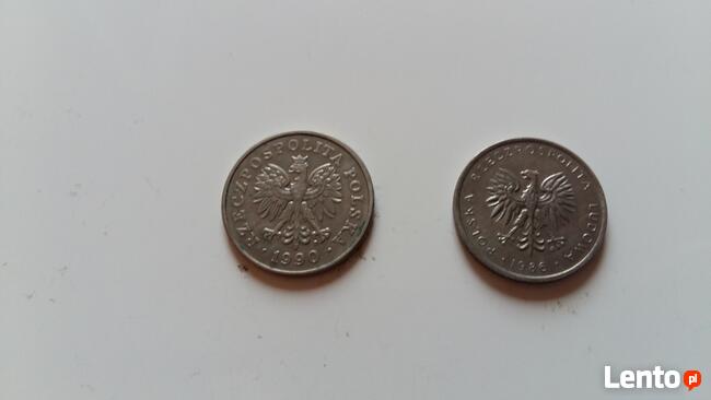 Moneta 50 zł z 1990r I Moneta 10 zł z 1986r