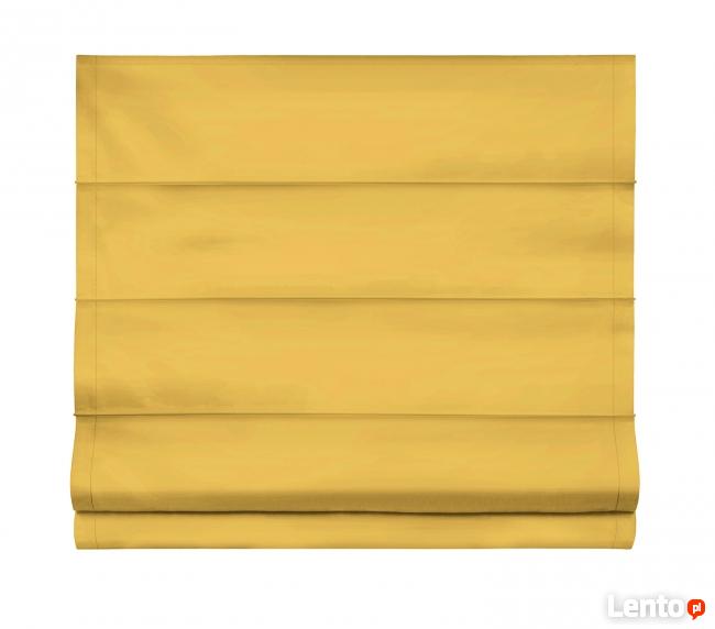 Roleta rzymska na wymiar rzymskie VIVID żółty