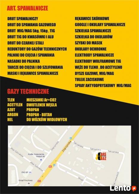 BAS-GAZ LEGIONOWO Sprzedaż Gazów Technicznych I Art. Spawaln