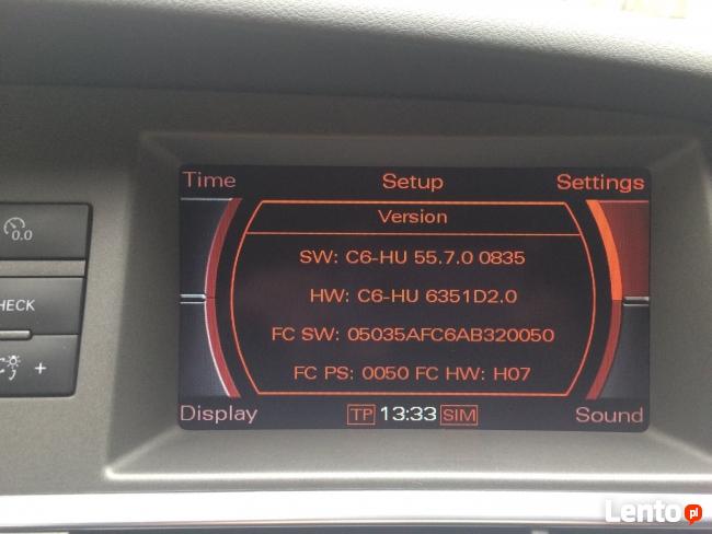 POLSKIE Menu Audi MMI 2G Spolszczenie A4, A5, A6, A8, S8, Q7