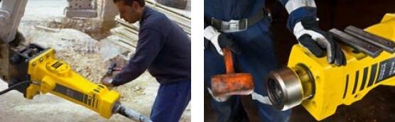 Naprawa i serwis młotów hydraulicznych "Rockbreakers"