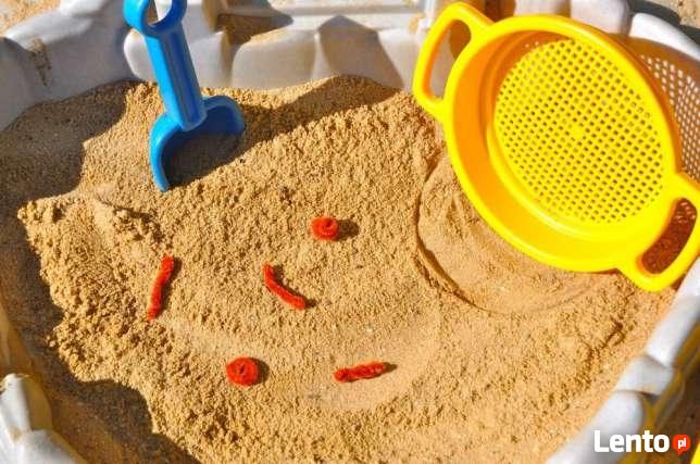 PIASEK DO PIASKOWNICY atestowany żółty worki 25 KG