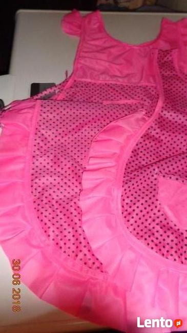 fartuszki do domu blizniaki dla córki i mamy różowy