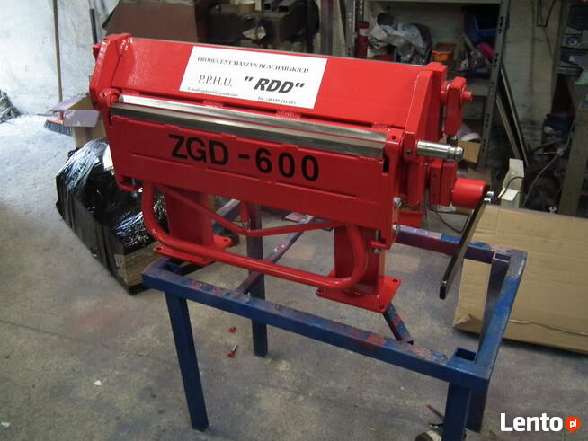 Zaginarka do blach giętarka krawędziarka ZGD-600/3,0