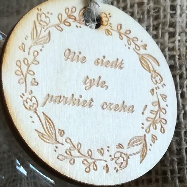 drewniana ZAWIESZKA NA WESELE RUSTYKALNE ŚLUB