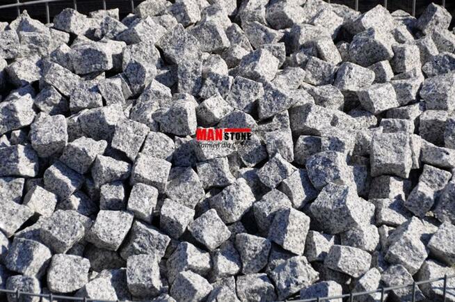KOSTKA GRANITOWA SZARA, KAMIEŃ NATURALNY, KOSTKA BRUKOWA