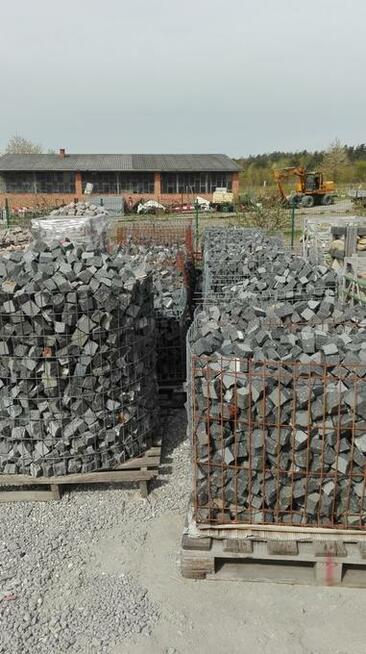 KOSTKA GRANITOWA CZARNA, KAMIEŃ NATURALNY, KOSTKA BRUKOWA
