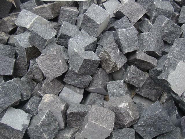 KOSTKA GRANITOWA CZARNA, KAMIEŃ NATURALNY, KOSTKA BRUKOWA