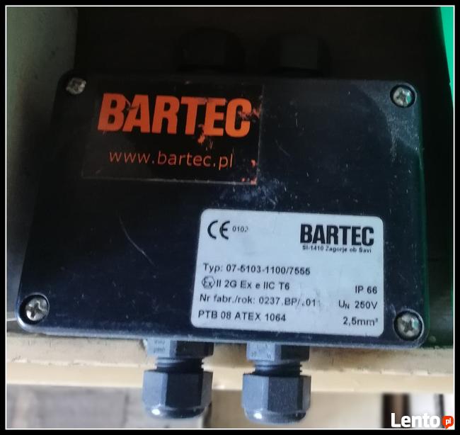 Bartec , typ 07-5103-1100/7555  Ex II 2G Ex e IIC T6 , IP 66