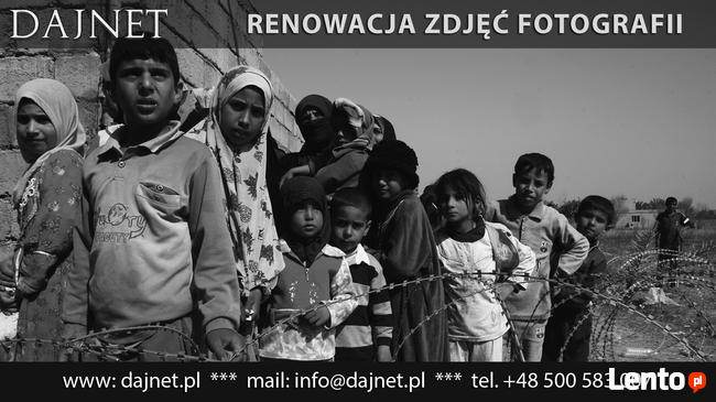 Renowacja naprawa starych i zniszczonych zdjęć i fotografii