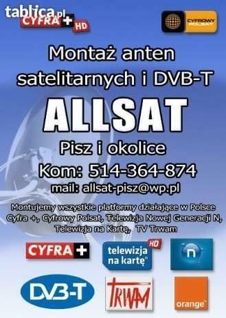 Montaż Ustawianie Anten Satelitarnych i DVB-t