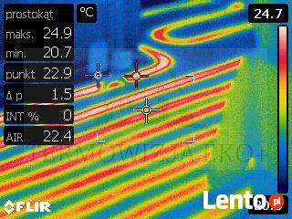 Termowizja-lokalizacja rur z wodą i ogrzewania podłogowego
