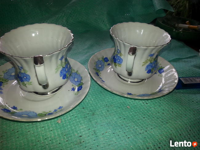 2 filizanki ze spodkami Chodziez