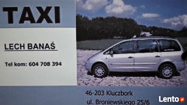 TAXI KLUCZBORK 604 708 394 LECH BANAŚ