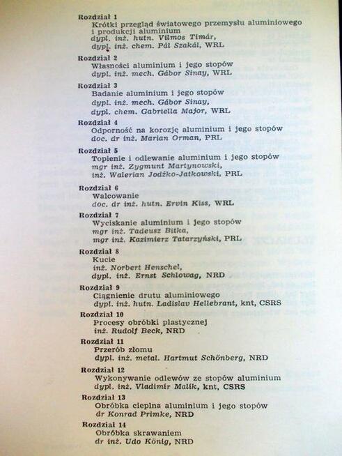 Aluminium. Poradnik Marian (red.) Orman