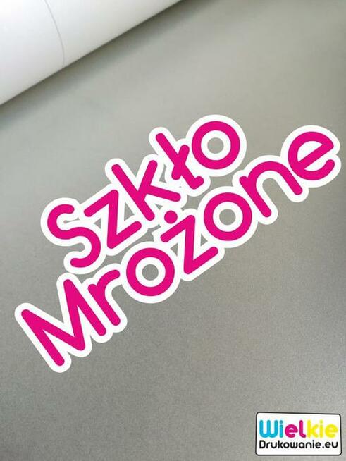 Folia Okienna Szkło Mrożone - Drukarnia w Zgierzu