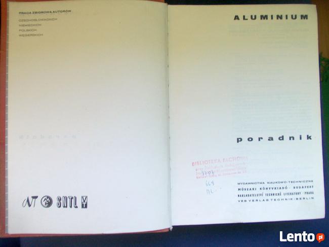 Aluminium. Poradnik Marian (red.) Orman