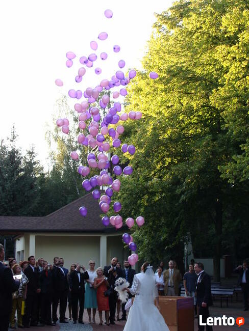 Prezent z balonami na hel, pudło niespodzianka dla Młodych!