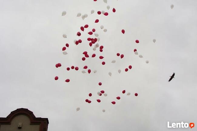 Prezent z balonami na hel, pudło niespodzianka dla Młodych!