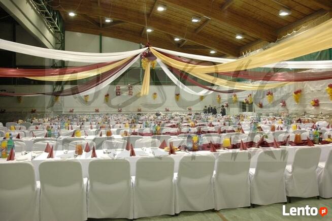 Pokrowce na krzesła ISO lub wysokie BIAŁE - wypożyczenie