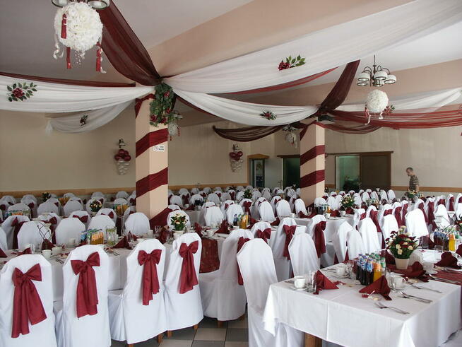 Pokrowce na krzesła ISO lub wysokie BIAŁE - wypożyczenie