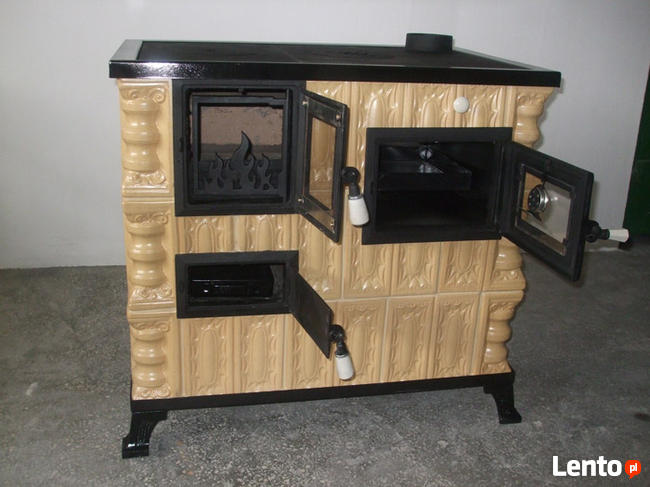 Kaflowa kuchnia węglowa 3K+S+S+Ż