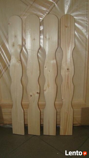 Sztachety drewniane świerkowe