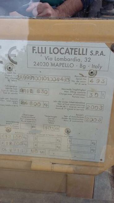 dźwigi mobilne Locatelli 30 T