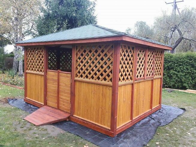 Pergola z drewna GEPARD. BochenekGROUP Budownictwo drewniane